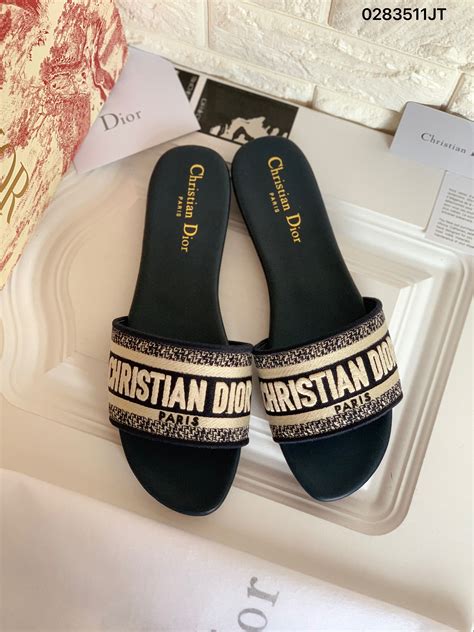 christian dior blue slippers|christian dior female slippers.